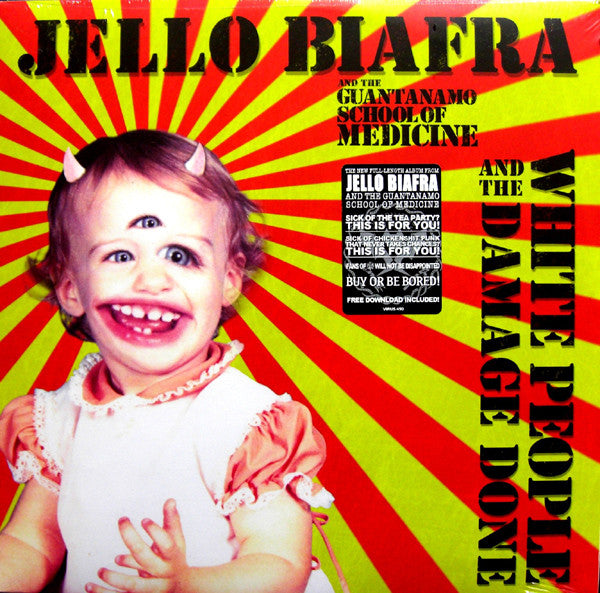 Jello Biafra And The Guantanamo School Of Medicine - White People And The Damage Done (LP, Album) - USED