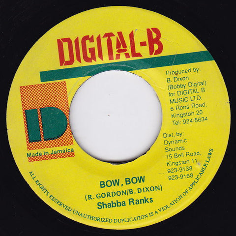 Shabba Ranks - Bow, Bow (7", RE) - USED