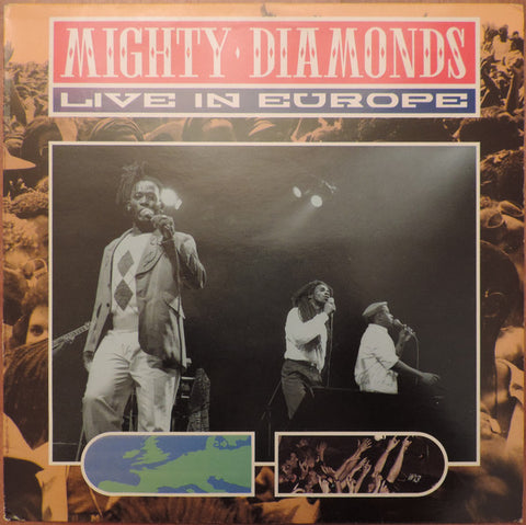 Mighty Diamonds* - Live In Europe (LP, Album) - USED