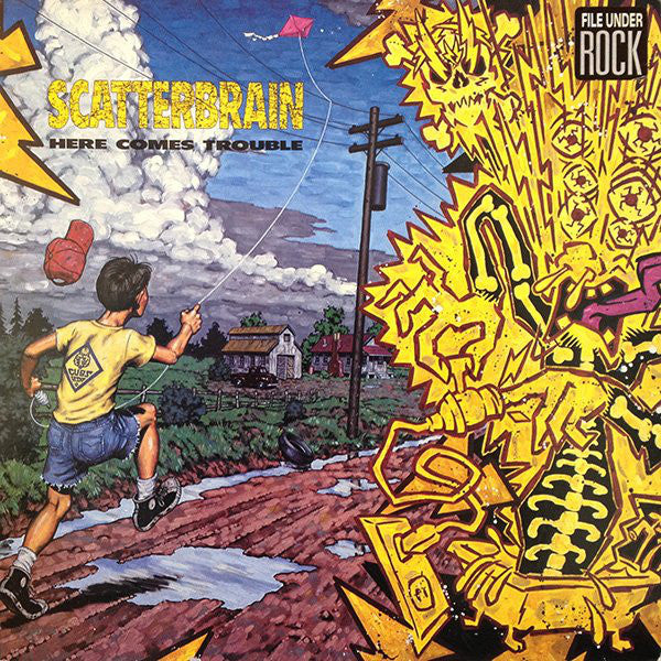 Scatterbrain (3) - Here Comes Trouble (LP, Album) - USED