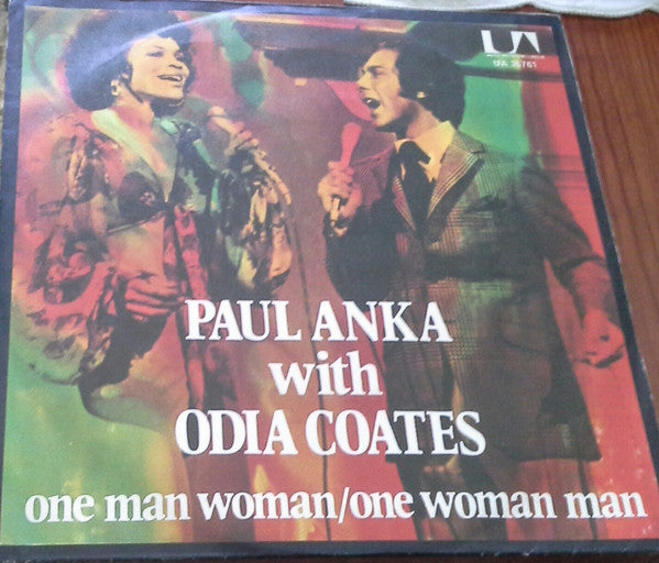Paul Anka With Odia Coates - One Man Woman / One Woman Man (7") - USED