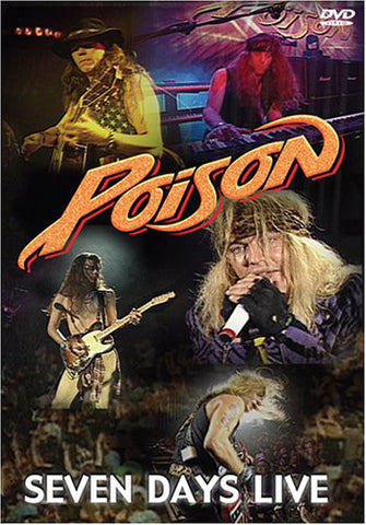 Poison (3) - Seven Days Live (DVD-V, NTSC) - USED