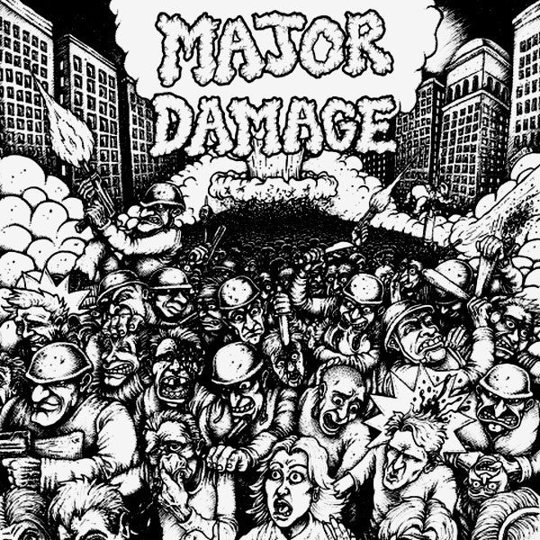 Major Damage (2) - Sheer Mayhem EP (7", EP, Blu) - NEW