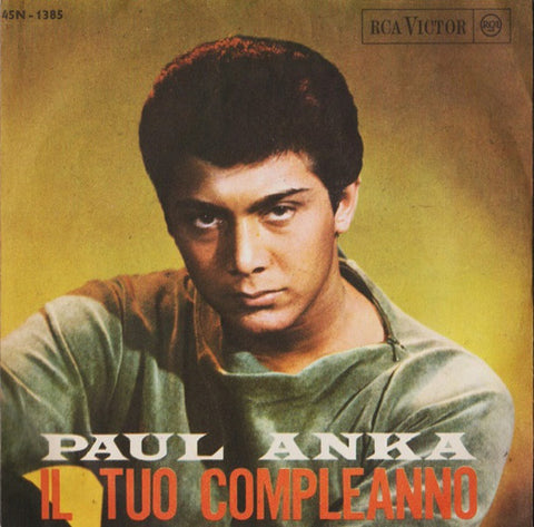Paul Anka - Il Tuo Compleanno  (7", Single) - USED