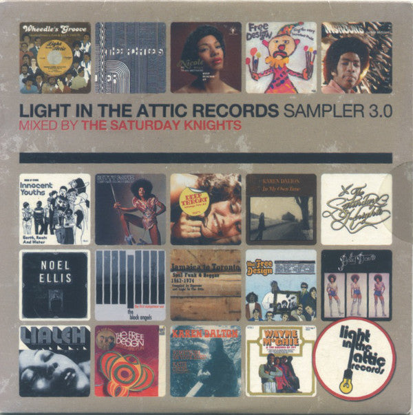 The Saturday Knights - Light In The Attic Records Sampler 3.0 (CD, Mixed, Promo, Smplr) - USED