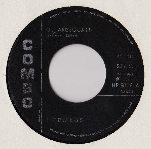 I Combos - Gli Aristogatti (7") - USED