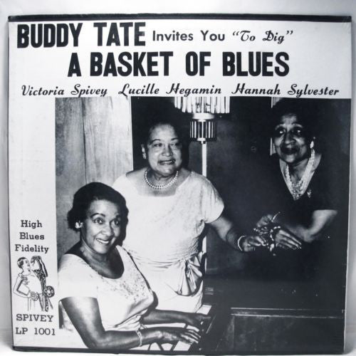 Buddy Tate, Victoria Spivey, Lucille Hegamin, Hannah Sylvester - A Basket Of Blues (LP, Album, Mono) - USED