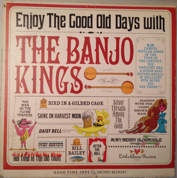 The Banjo Kings - Enjoy The Good Old Days With (LP, Mono) - USED