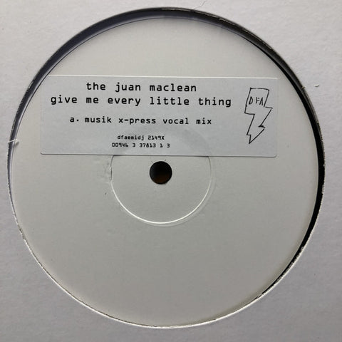 The Juan MacLean - Give Me Every Little Thing (2x12", Promo) - USED