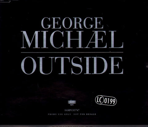 George Michael - Outside (CD, Single, Promo) - USED