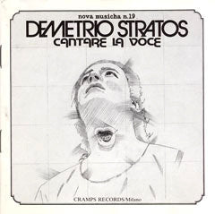 Demetrio Stratos - Cantare La Voce (CD, Album, RE, Dig) - NEW