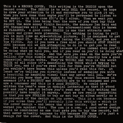 XTC - Go 2 (LP, Album) - USED