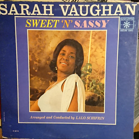 Sarah Vaughan - Sweet 'N' Sassy (LP, Album, Mono) - USED