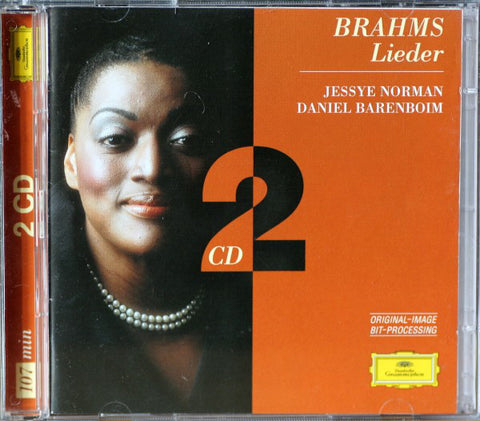Brahms* - Jessye Norman, Daniel Barenboim - Lieder (2xCD, Comp, RM) - NEW