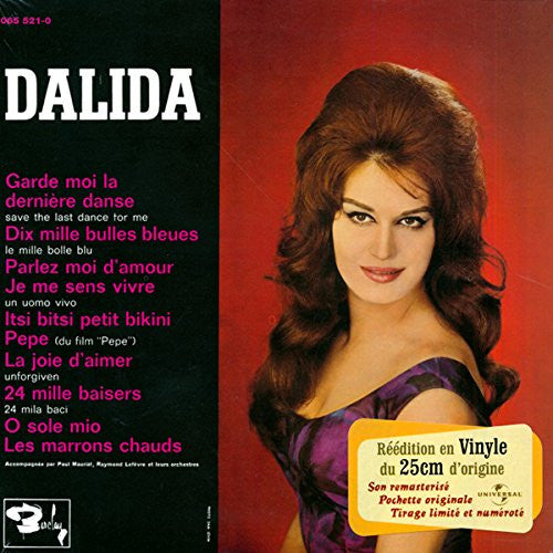 Dalida - Dalida Internationale (10", Ltd, Num, RE, RM) - NEW