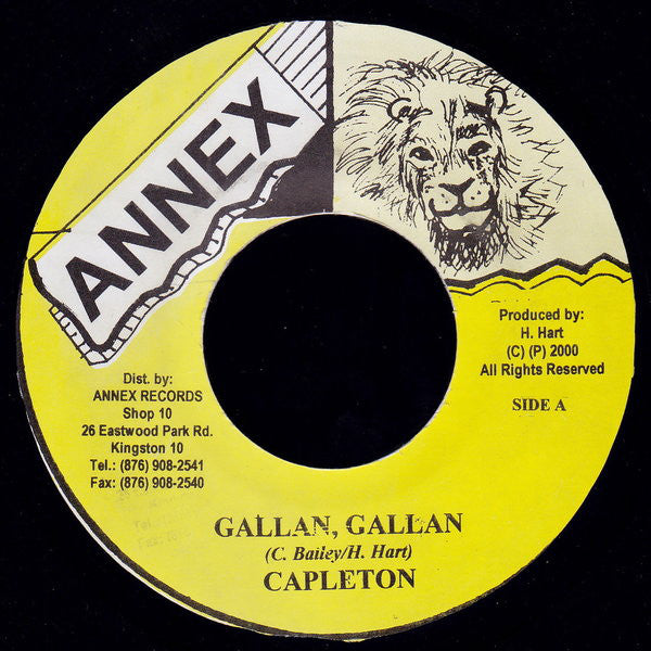 Capleton - Gallan, Gallan (7") - USED