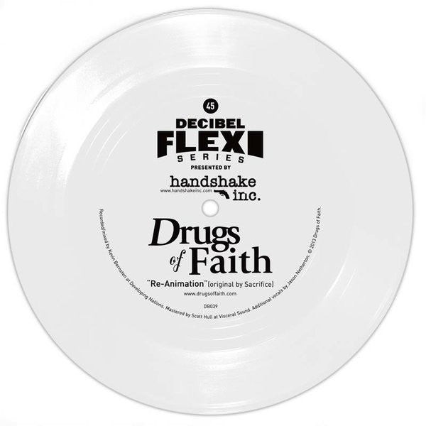 Drugs Of Faith - Re-Animation (Flexi, 7", S/Sided, Whi) - USED