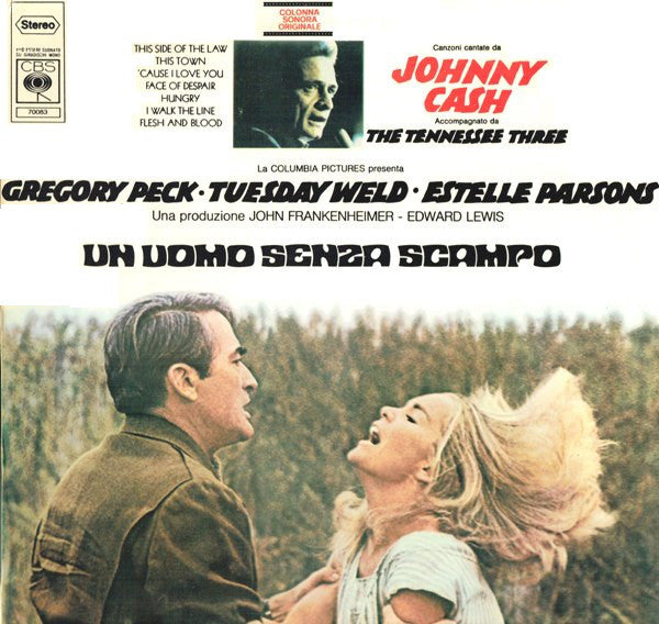 Johnny Cash - Un Uomo Senza Scampo (Colonna Sonora Originale) (LP, Album) - USED