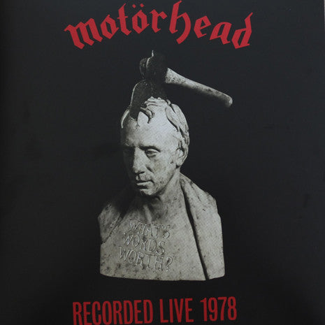 Motörhead - What's Words Worth? - Recorded Live 1978 (LP, Album, RE, Red) - NEW