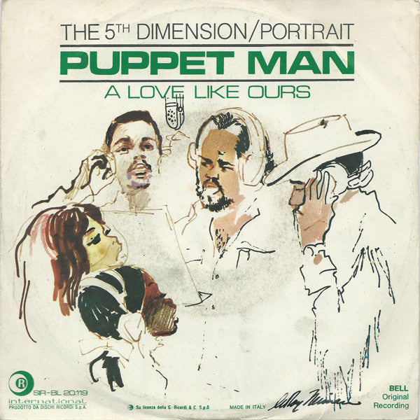 The Fifth Dimension - Puppet Man  (7") - USED
