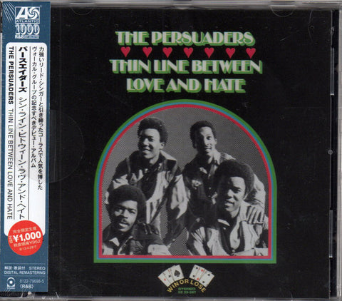 The Persuaders - Thin Line Between Love And Hate (CD, Album, RE, RM) - USED