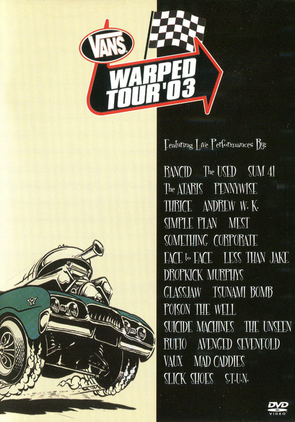 Various - Vans Warped Tour '03 (DVD-V, PAL, Reg) - USED