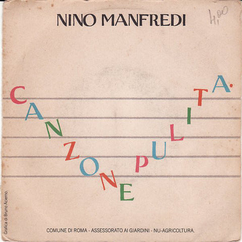 Nino Manfredi - Canzone Pulita (7", Promo) - USED