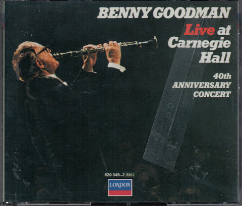 Benny Goodman - Live At Carnegie Hall 40th Anniversary Concert (2xCD, Album, RE) - USED