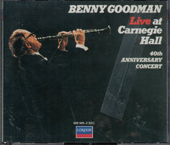 Benny Goodman - Live At Carnegie Hall 40th Anniversary Concert (2xCD, Album, RE) - USED