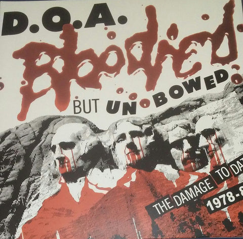 D.O.A. (2) - Bloodied But Unbowed (LP, Comp, Red) - NEW