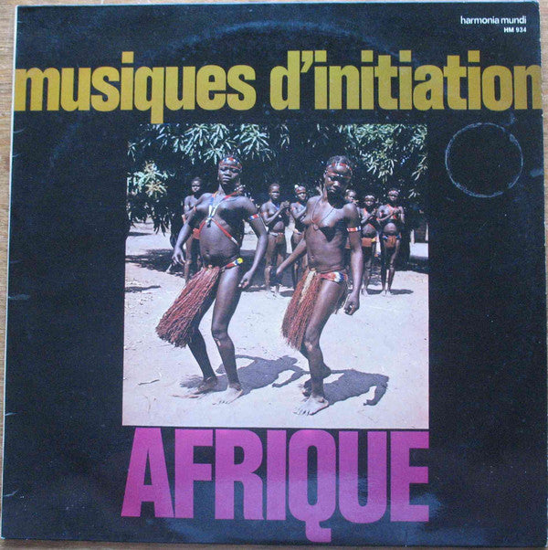 Various - Inititations - Chants & Danses D'Inititation En Afrique Centrale (LP) - USED