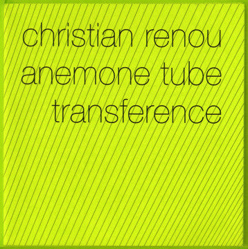 Christian Renou / Anemone Tube - Transference (CD, Album, Ltd, Num) - USED