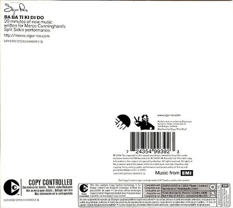 Sigur Rós - Ba Ba Ti Ki Di Do (CD, EP, Copy Prot.) - USED
