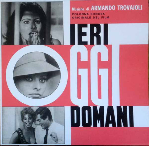 Armando Trovajoli* - Ieri Oggi Domani  (Colonna Sonora Originale Del Film) (LP, Album, RE, RM, Gat) - NEW