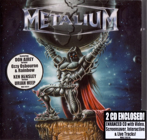 Metalium - Hero-Nation - Chapter Three (CD, Album + CD, Enh) - USED