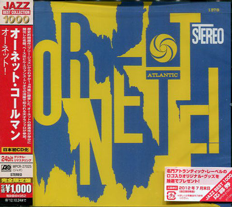 The Ornette Coleman Quartet - Ornette! (CD, Album, Ltd, RE, RM) - USED