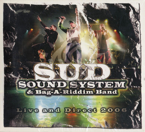 Sud Sound System & Bag-A-Riddim Band* - Live And Direct 2006 (CD, Album + DVD, PAL) - USED