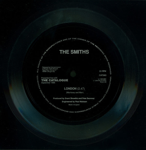 The Smiths - London (Flexi, 7", Shape, S/Sided) - USED