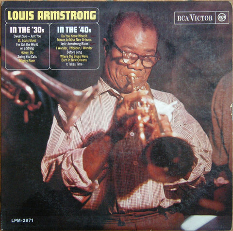 Louis Armstrong - In The 30's - In The 40's (LP, Comp) - USED