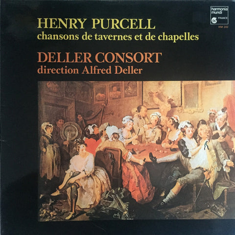 Henry Purcell - Deller Consort, Alfred Deller - Chansons De Tavernes Et De Chapelles (LP) - USED