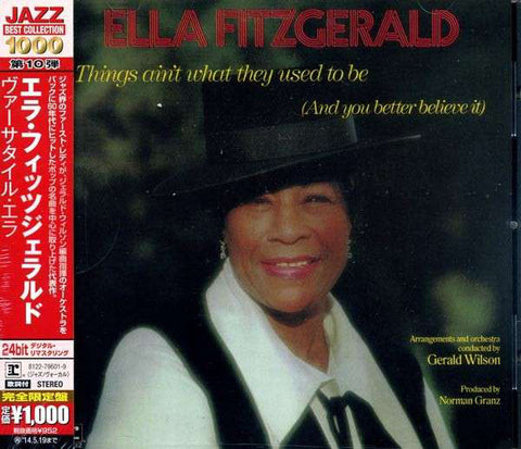 Ella Fitzgerald - Things Ain't What They Used To Be (And You Better Believe It) (CD, Album, RE, RM) - NEW