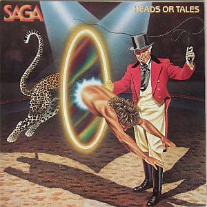 Saga (3) - Heads Or Tales (LP, Album) - USED
