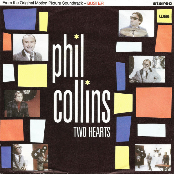Phil Collins - Two Hearts (7", Single) - USED
