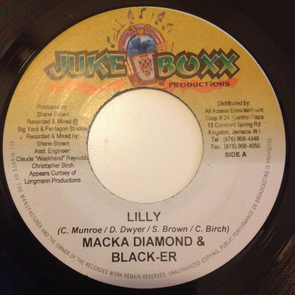 Macka Diamond & Black-er - Lilly (7") - USED