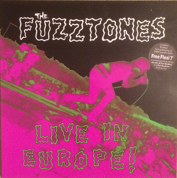 The Fuzztones - Live In Europe! (Ltd + LP, Album + Flexi, 7", S/Sided) - USED