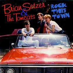Brian Setzer & The Tomcats (3) - Rock This Town (CD, Album, Liv) - USED