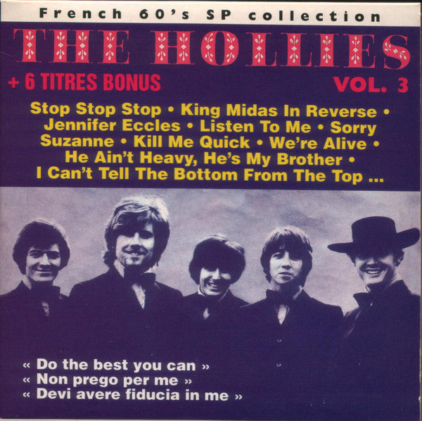 The Hollies - Vol. 3 - French 60's SP Collection (CD, Comp, RM) - NEW