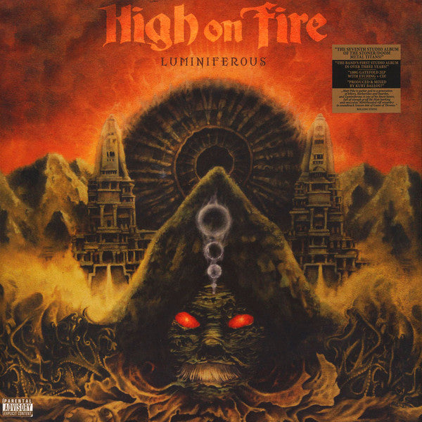 High On Fire - Luminiferous (LP + LP, S/Sided, Etch + Album + CD, Album) - NEW