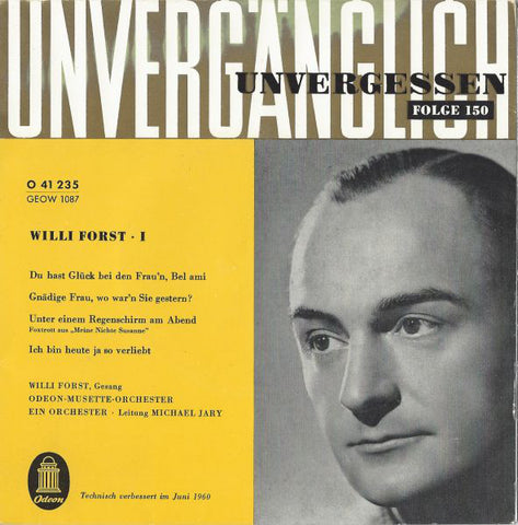 Willi Forst - Willi Forst - I (7", EP) - USED