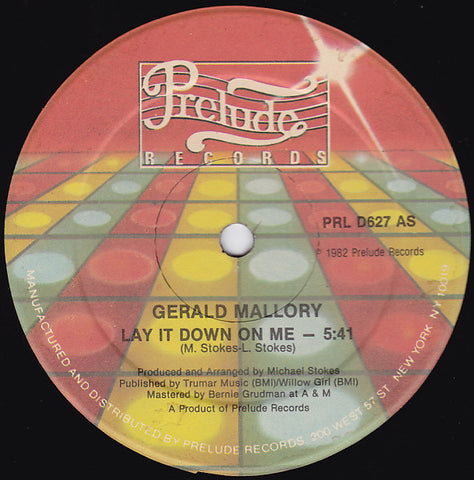 Gerald Mallory - Lay It Down On Me (12") - USED